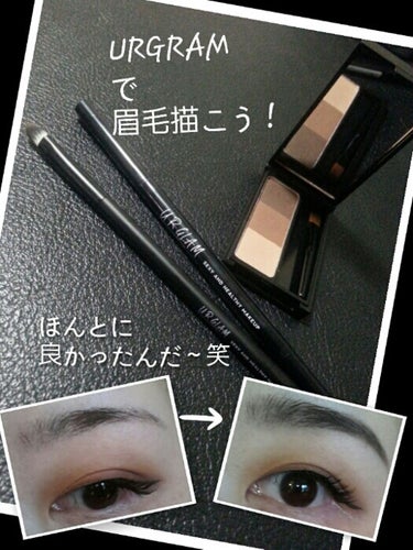 UR GLAM　EYEBROW POWDER/U R GLAM/パウダーアイブロウを使ったクチコミ（1枚目）