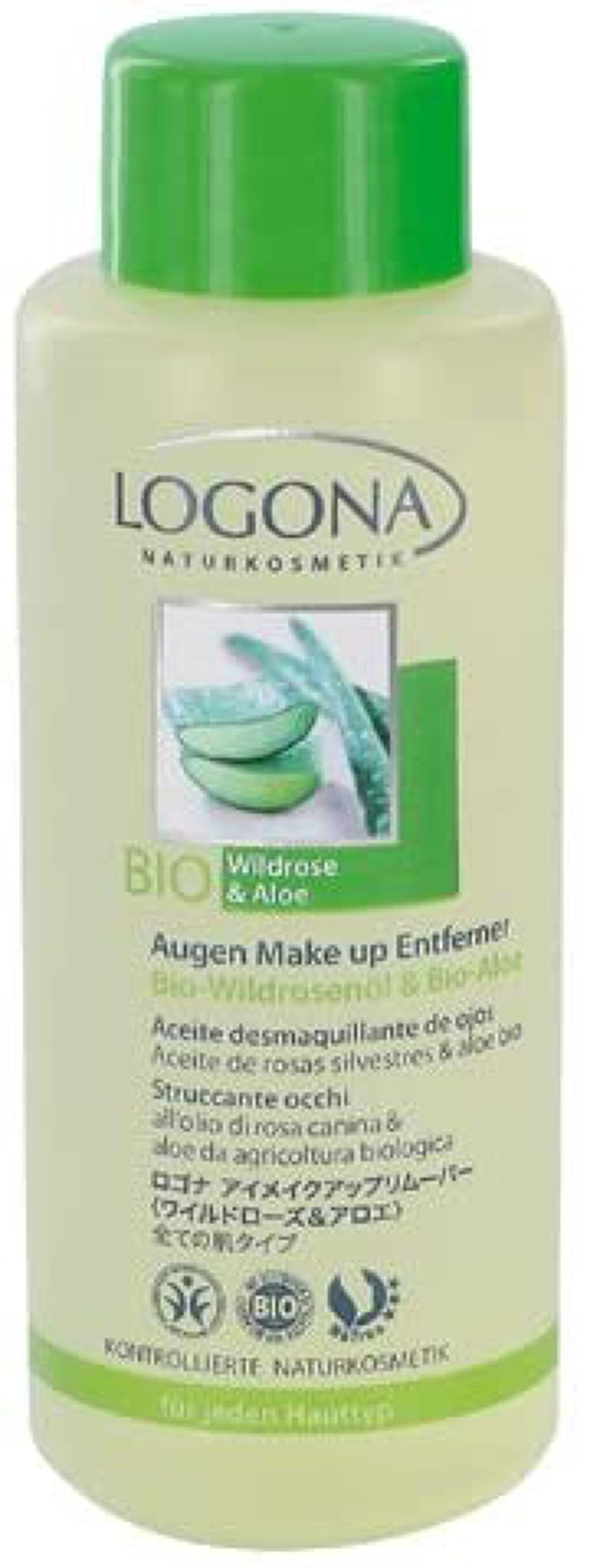 アイメイクアップリムーバー ワイルドローズ&アロエ ロゴナ