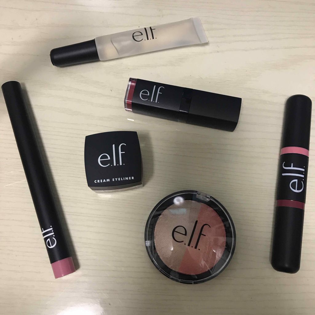 ベイクド ハイライター & ブラッシュ/e.l.f. Cosmetics/パウダーハイライトを使ったクチコミ(2枚目)