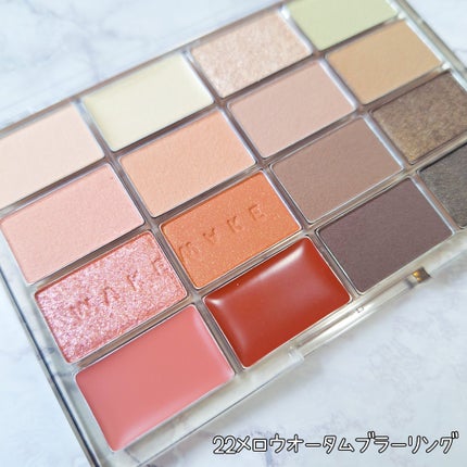 ソフトブラーリングアイパレット/wakemake/アイシャドウパレットを使ったクチコミ(4枚目)