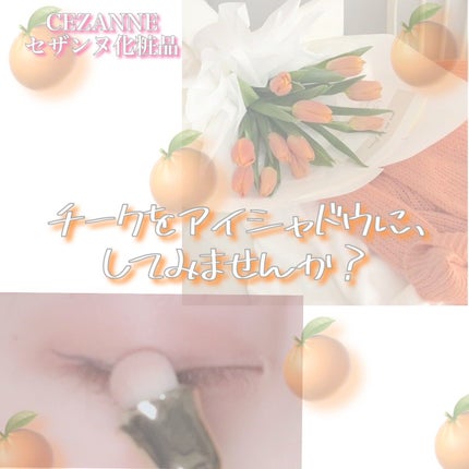 ナチュラル チークN/CEZANNE/パウダーチークを使ったクチコミ(1枚目)