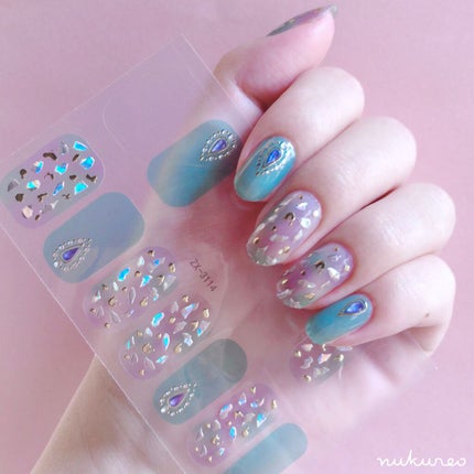 ジェルネイル風シール ライフネイル/ネイル工房/ネイルシールを使ったクチコミ(1枚目)