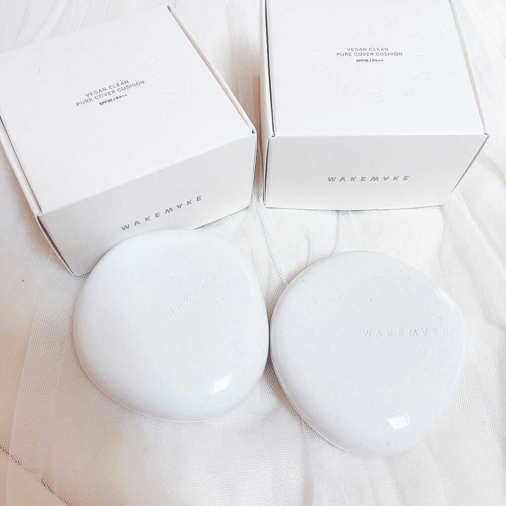 ビーガンクリーンピュアカバークッション/wakemake/クッションファンデーションを使ったクチコミ(3枚目)
