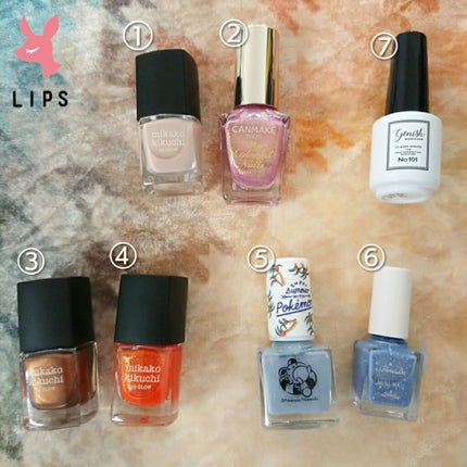 カラフルネイルズ/キャンメイク/マニキュアを使ったクチコミ(3枚目)