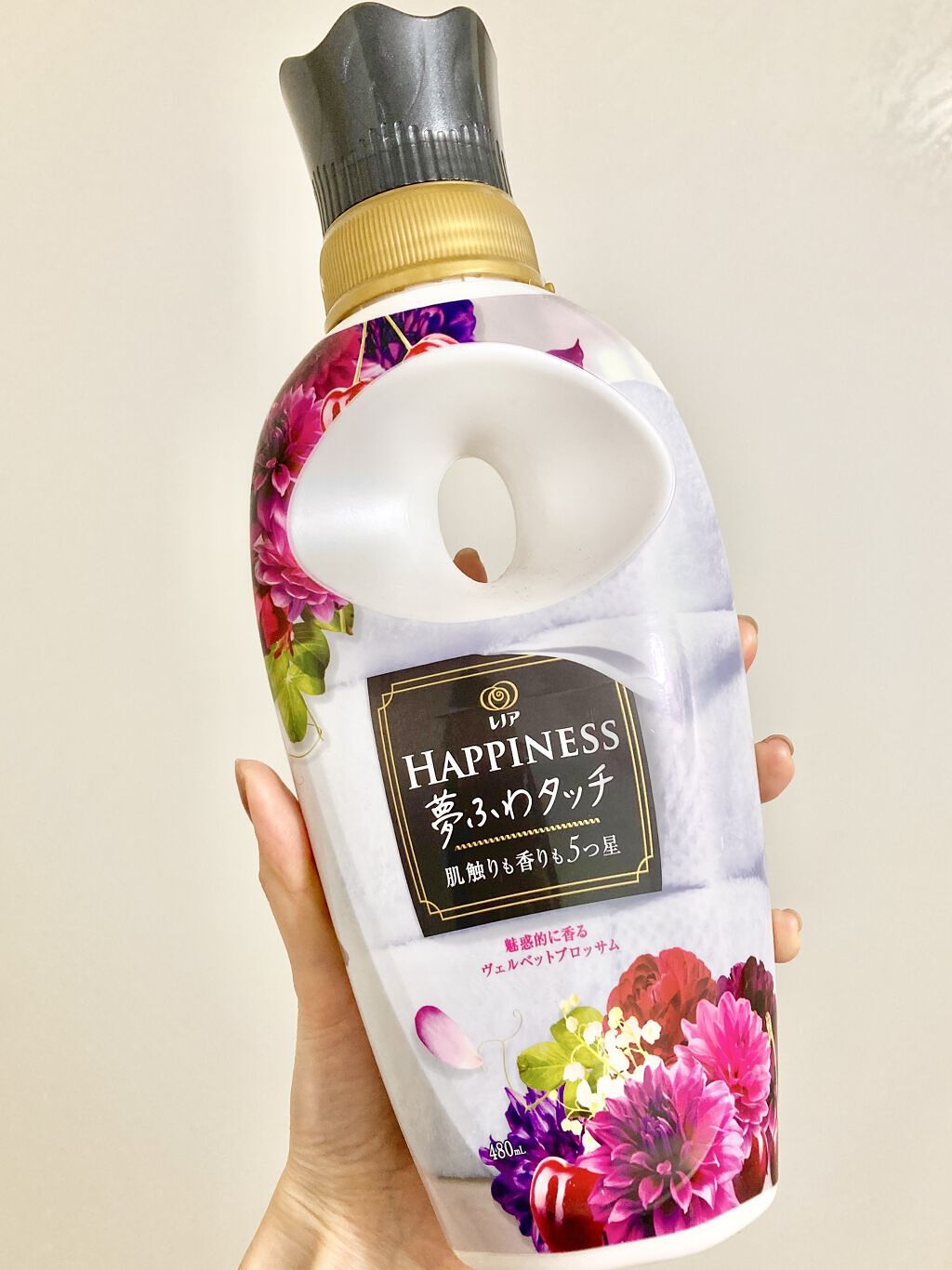 レノアハピネス 夢ふわタッチ ヴェルベットブロッサム/レノア/柔軟剤を使ったクチコミ（2枚目）