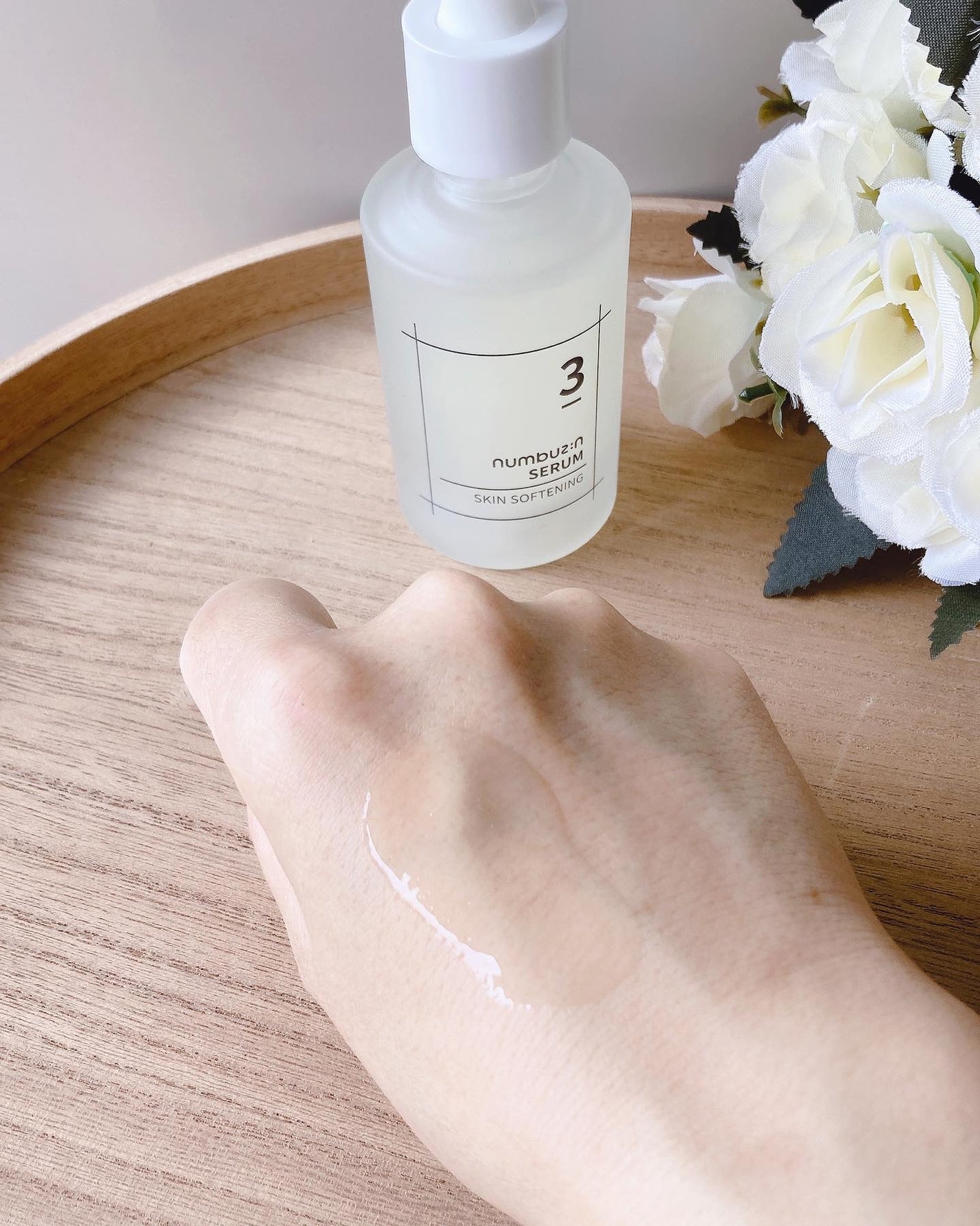 3番 すべすべキメケアセラム/numbuzin/美容液を使ったクチコミ(4枚目)