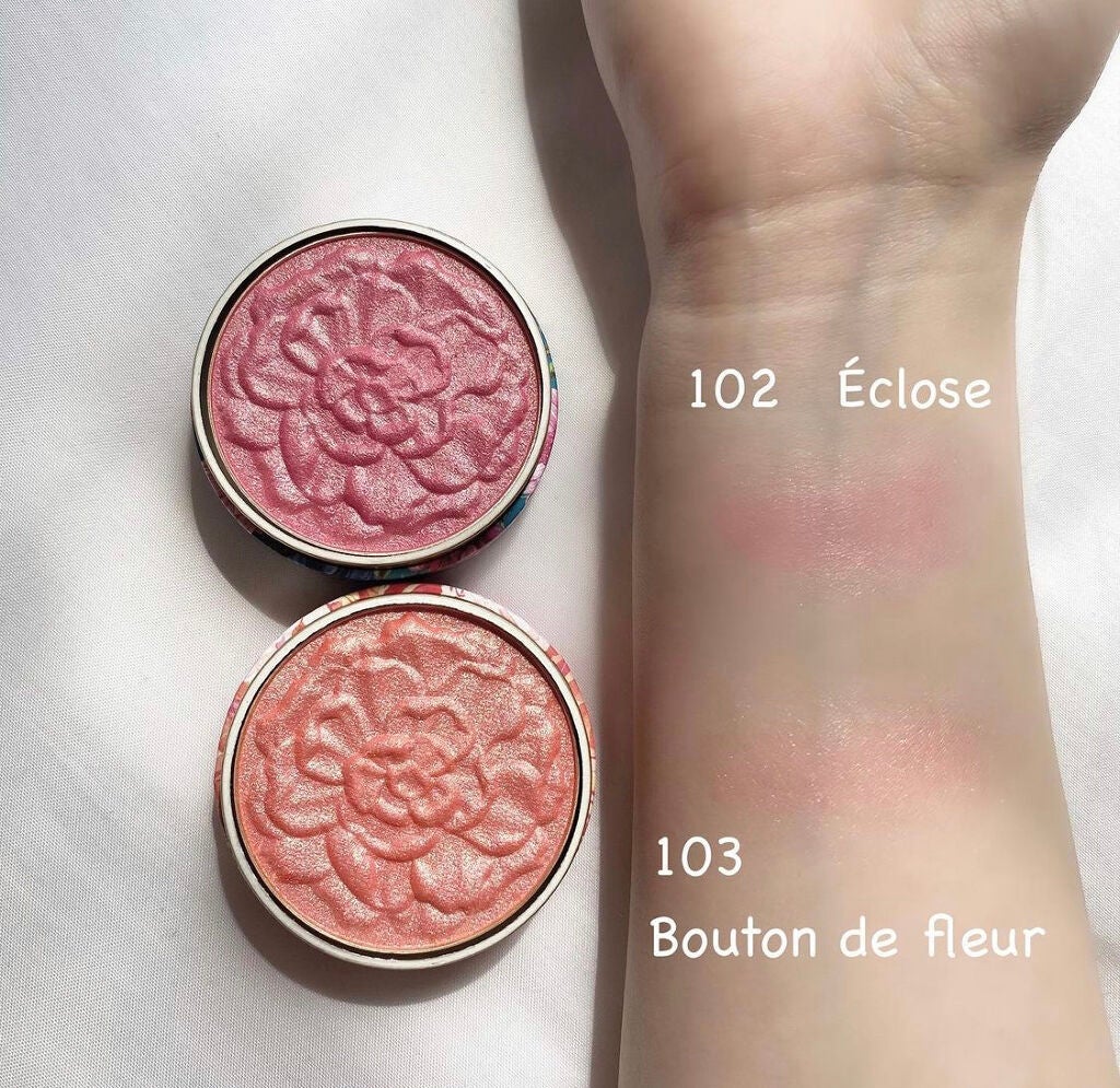 シマリング パウダー ブラッシュ/レ・メルヴェイユーズ ラデュレ/パウダーチークを使ったクチコミ(2枚目)