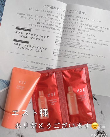 試してみた】クラリファイイング ジェル ウォッシュ /estのリアルな