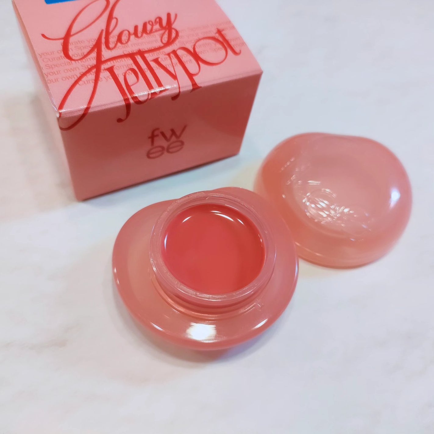 フィー リップアンドチーク グローイジェリーポット/fwee/リップグロスを使ったクチコミ(2枚目)