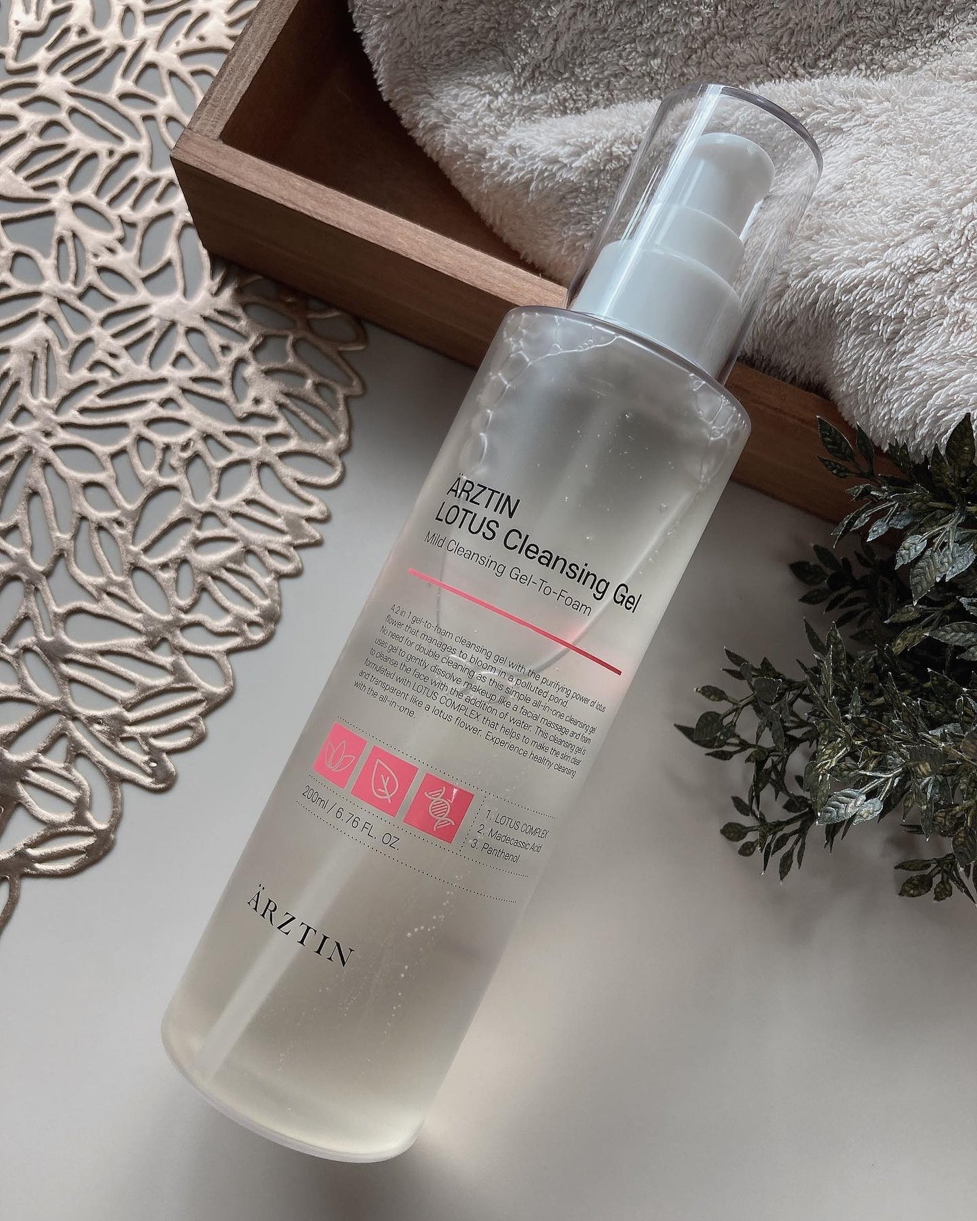 ロータスクレンジングジェル/エルツティン/クレンジングジェルを使ったクチコミ(1枚目)