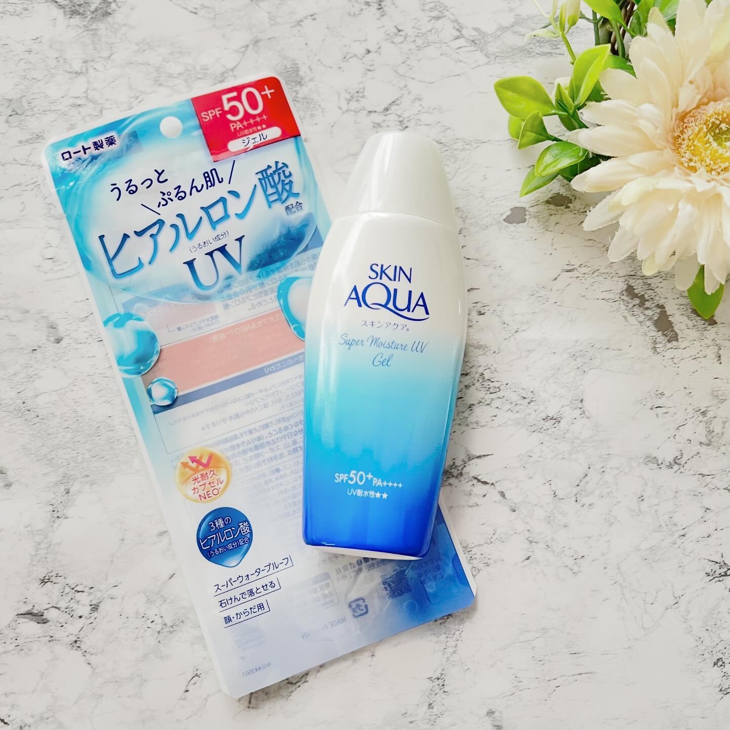 スキンアクア スーパーモイスチャージェル/スキンアクア/日焼け止めジェルを使ったクチコミ（2枚目）