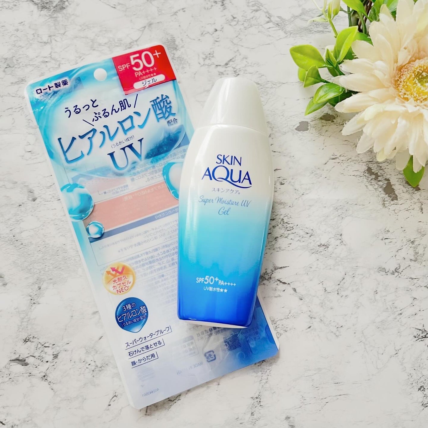 スキンアクア スーパーモイスチャージェル/スキンアクア/日焼け止めジェルを使ったクチコミ(2枚目)