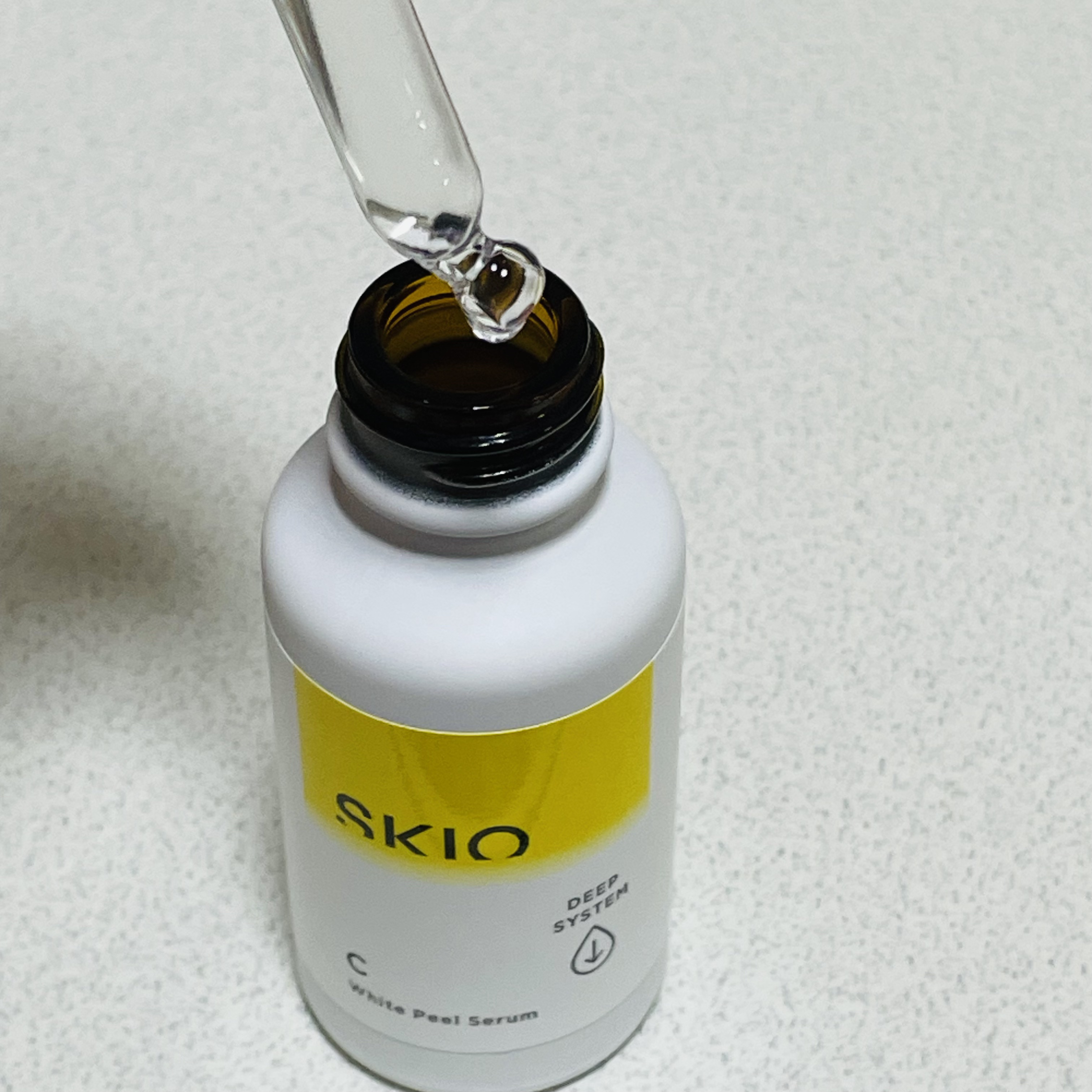 スキオVCホワイトピールセラム/SKIO/美容液を使ったクチコミ（3枚目）