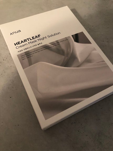 ドクダミクリームマスクナイトソリューション/Anua/シートマスク・パックを使ったクチコミ(1枚目)
