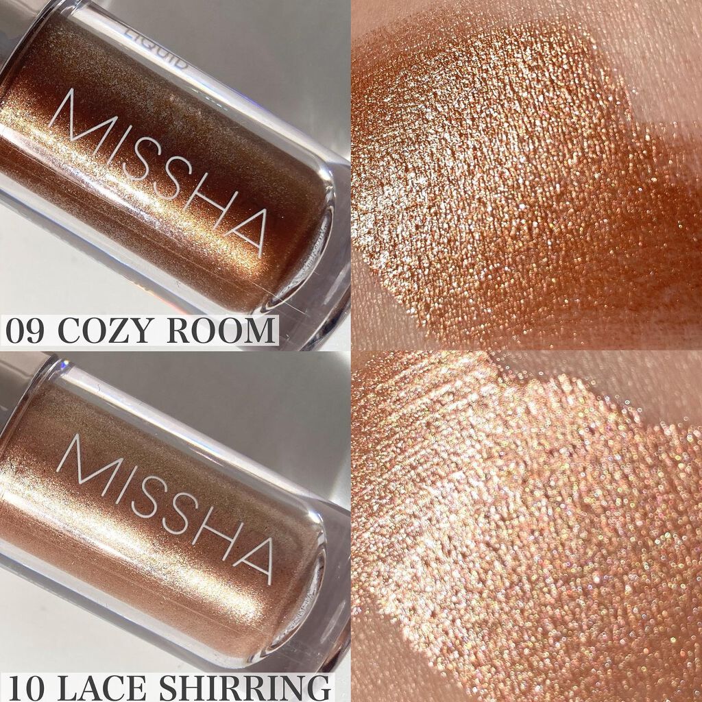 グリッタープリズム リキッド/MISSHA/グリッターを使ったクチコミ(9枚目)