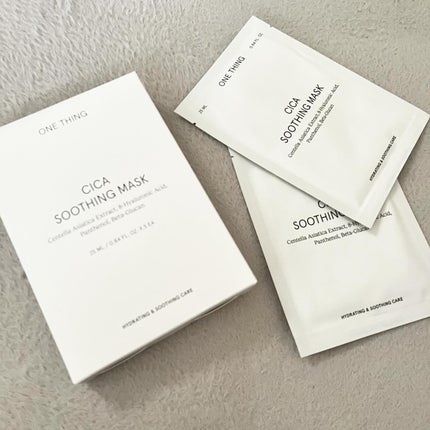 CICAスージングマスク/ONE THING/シートマスク・パックを使ったクチコミ(1枚目)