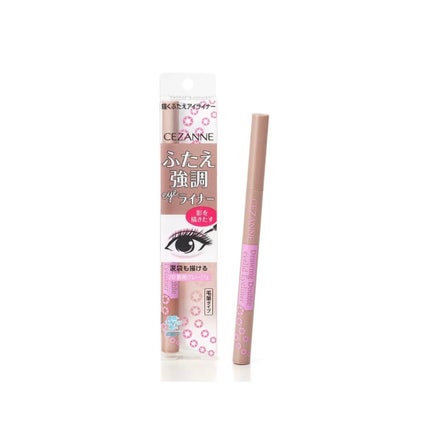 描くふたえアイライナー/CEZANNE/リキッドアイライナーを使ったクチコミ(1枚目)
