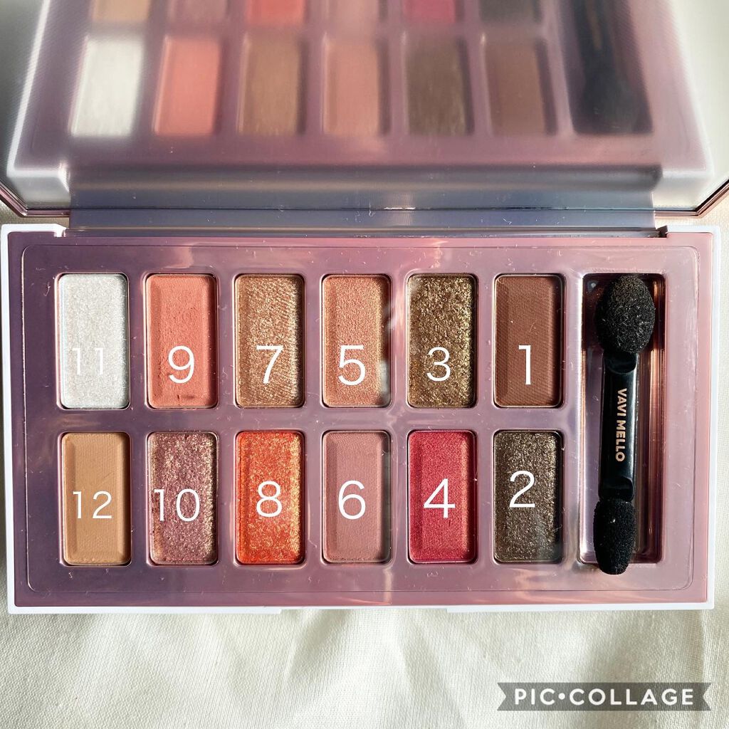 バレンタインボックス2 ピーチパレット/VAVI MELLO/アイシャドウパレットを使ったクチコミ(2枚目)