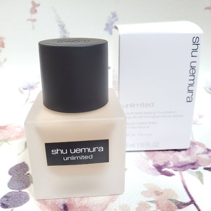 (旧)アンリミテッド ラスティング フルイド/shu uemura/リキッドファンデーションを使ったクチコミ(1枚目)