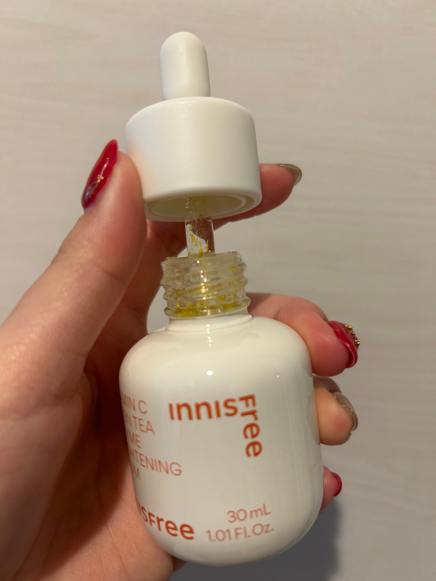 ビタC グリーンティーエンザイム ブライト セラム/innisfree/美容液を使ったクチコミ(4枚目)