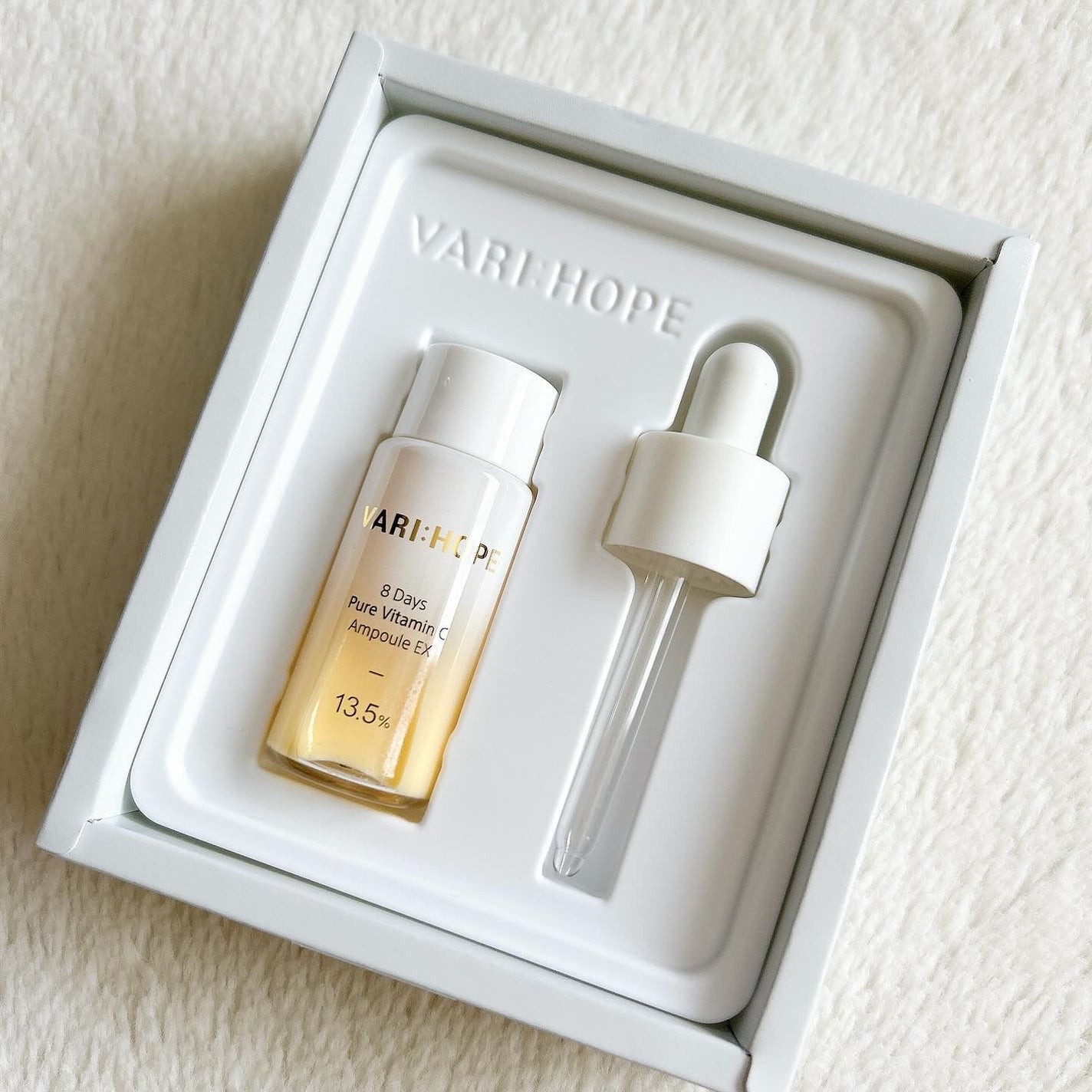 8デイズピュアビタミンCアンプル/VARI:HOPE/美容液を使ったクチコミ(3枚目)
