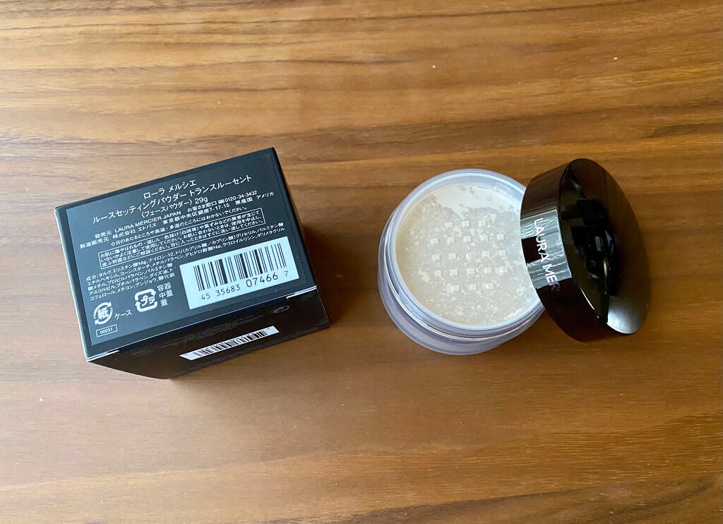 ルースセッティングパウダー トランスルーセント/ローラ メルシエ/ルースパウダーを使ったクチコミ(2枚目)