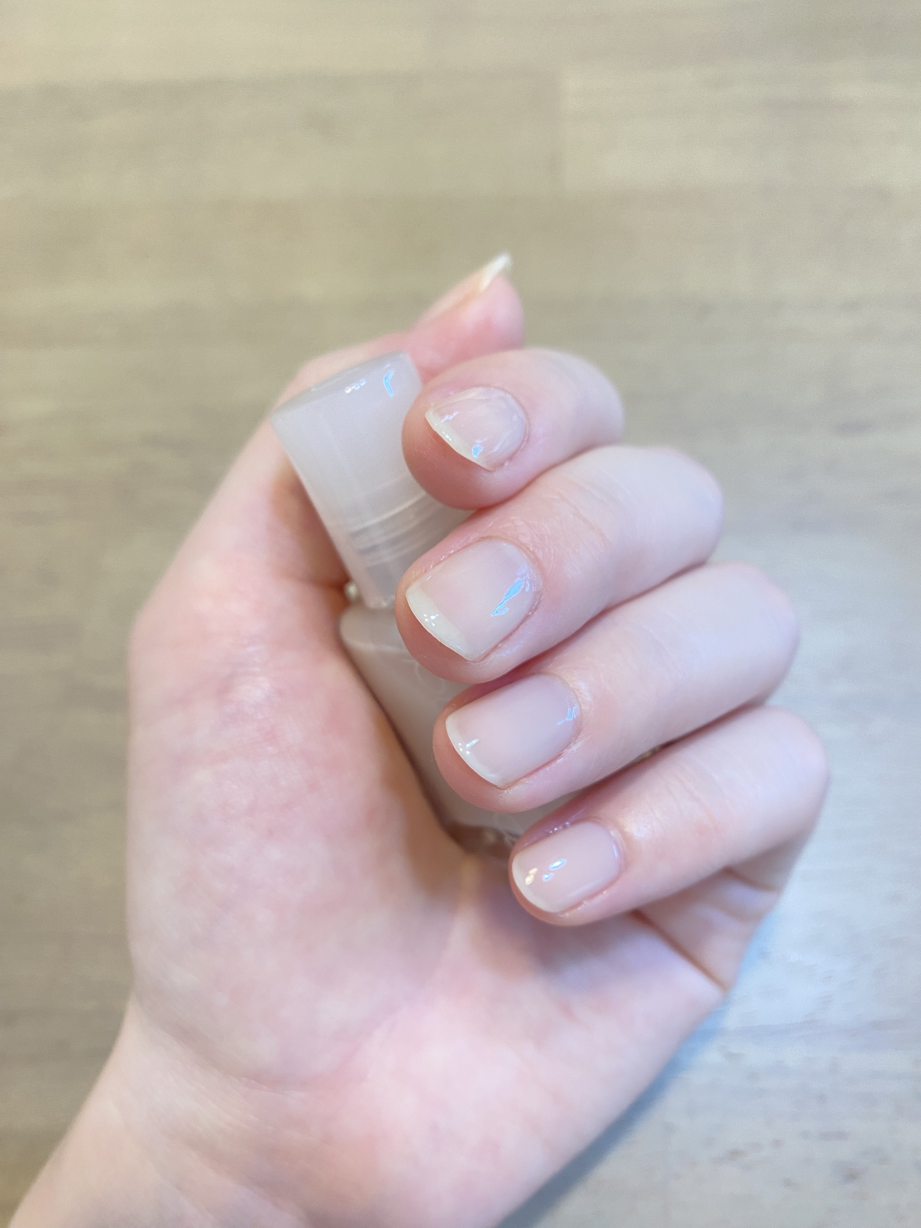 ムードペブル ネイル ハードナー 01 Coating Milk/rom&nd/マニキュアを使ったクチコミ（3枚目）