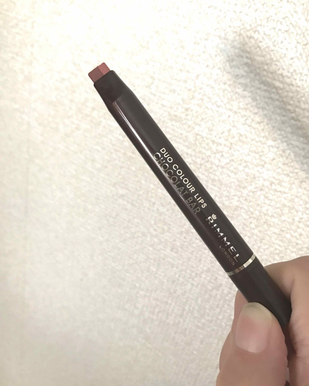 デュオカラーリップス ショコラバー/リンメル ロンドン/口紅を使ったクチコミ（1枚目）