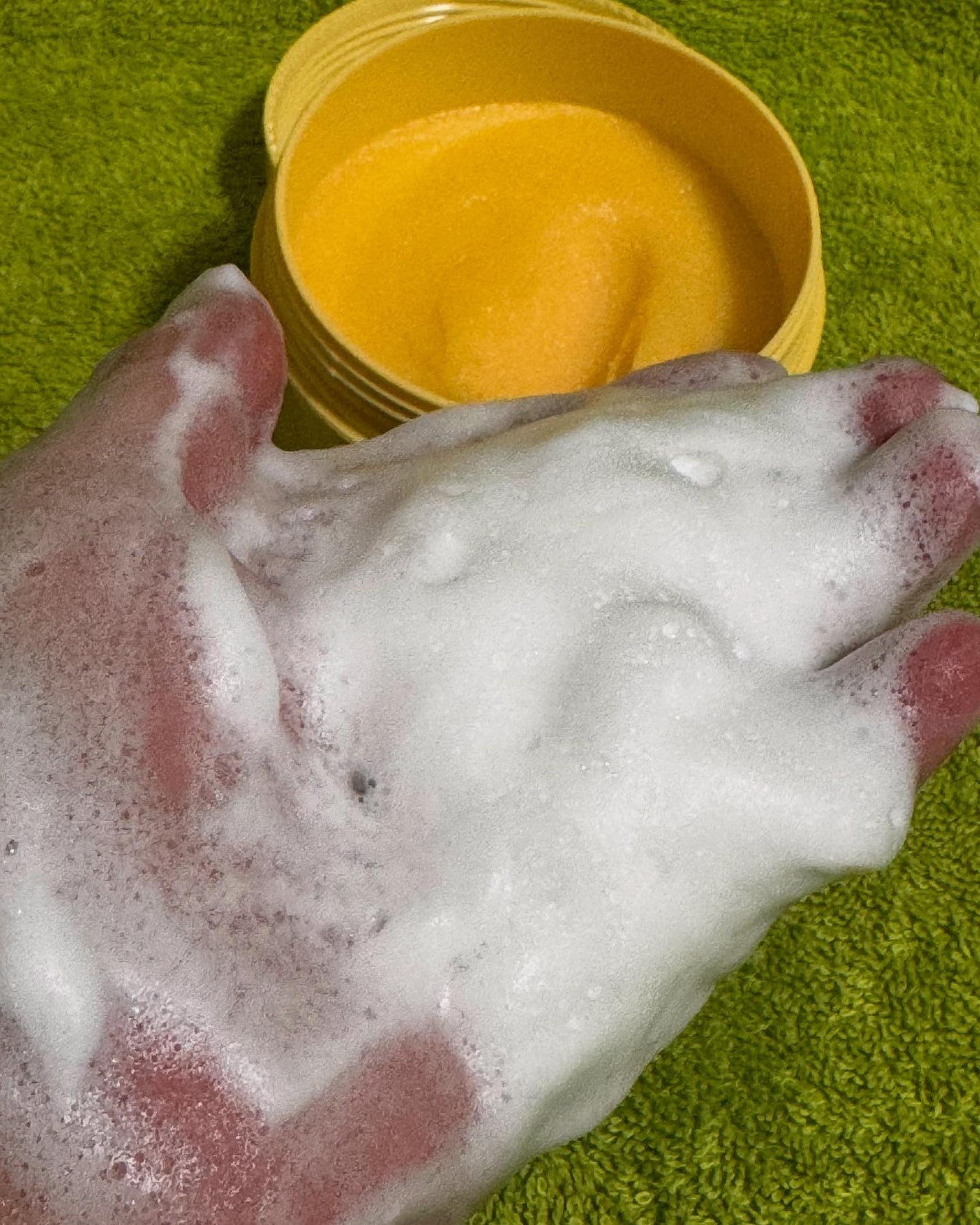 Q+Me スウィートボムタラソスクラブレモンティーの香り/AGARISM/バスト・ヒップケアを使ったクチコミ(6枚目)