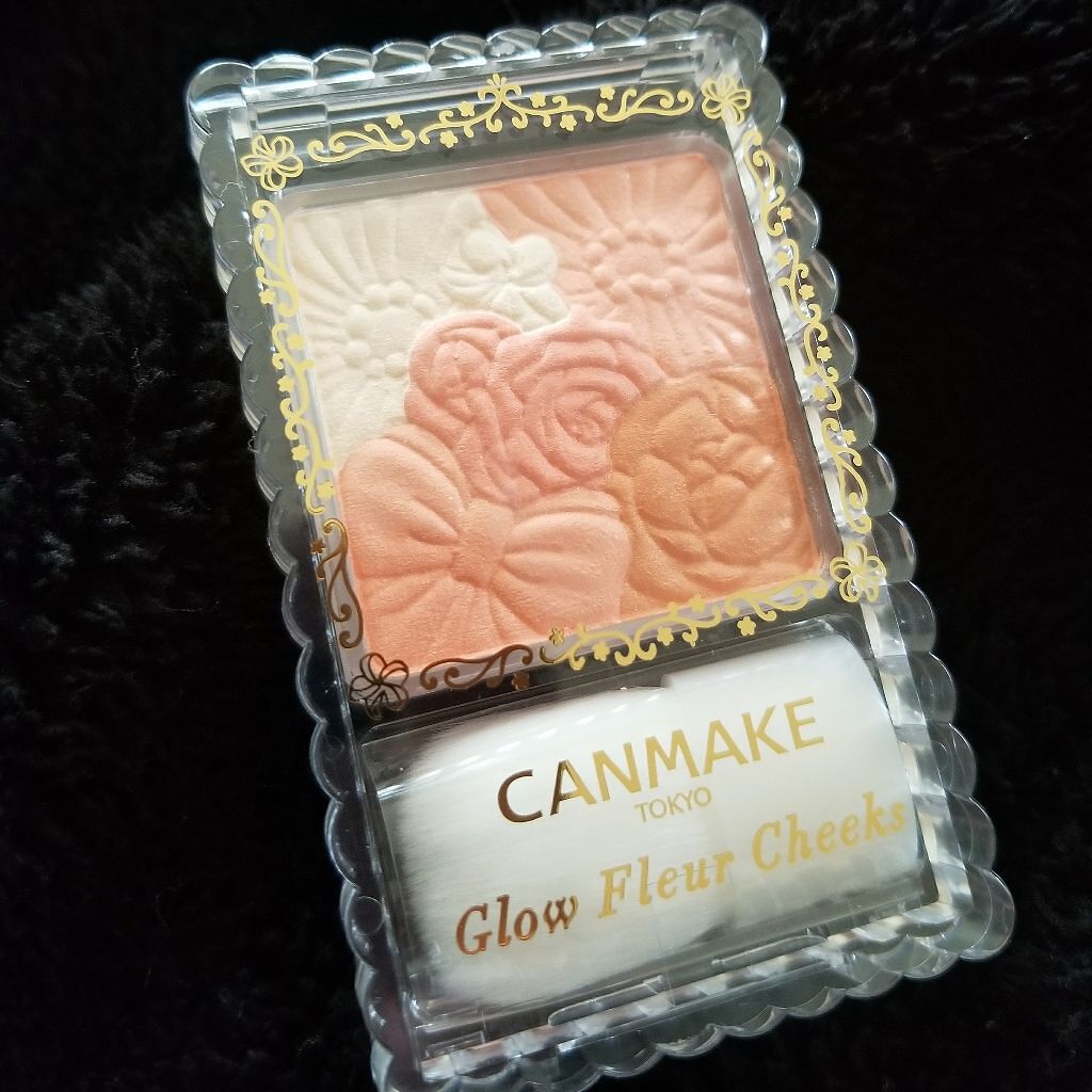 グロウフルールチークス/キャンメイク/パウダーチークを使ったクチコミ(1枚目)