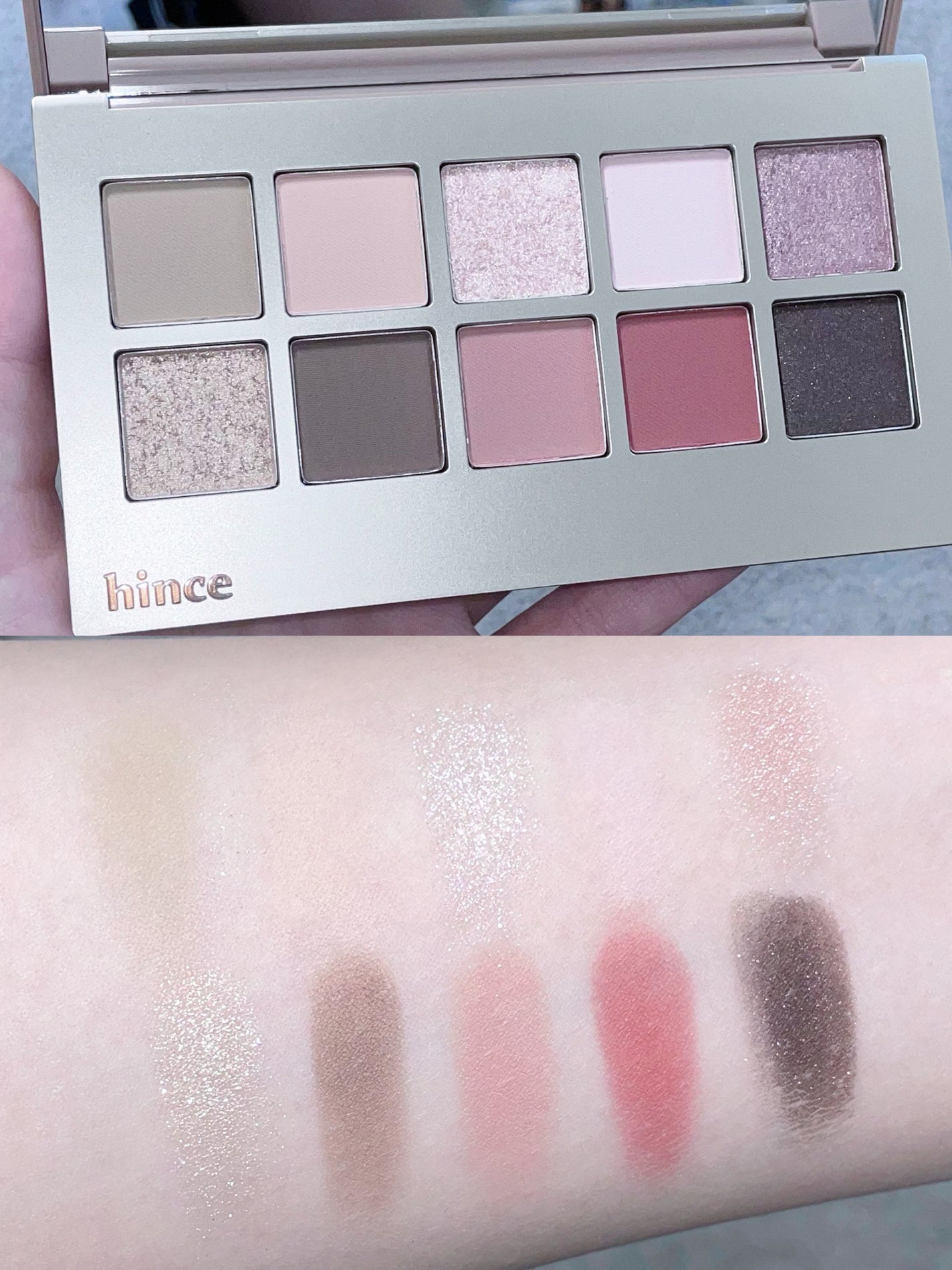 ニューデップスアイシャドウパレット/hince/アイシャドウパレットを使ったクチコミ(3枚目)