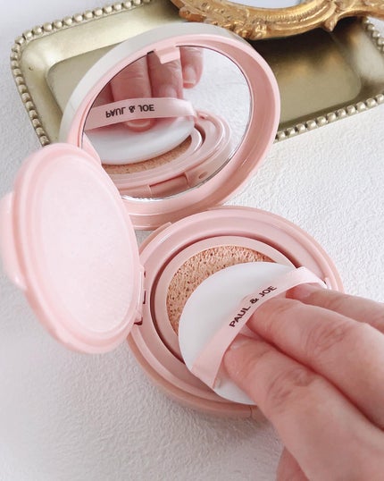 シースルー ヴェール コンパクト/PAUL & JOE BEAUTE/ファンデーションを使ったクチコミ(5枚目)