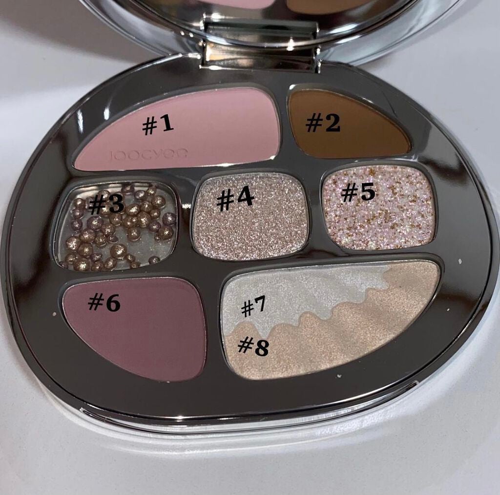 貝殻マルチパレット/Joocyee/アイシャドウパレットを使ったクチコミ(2枚目)