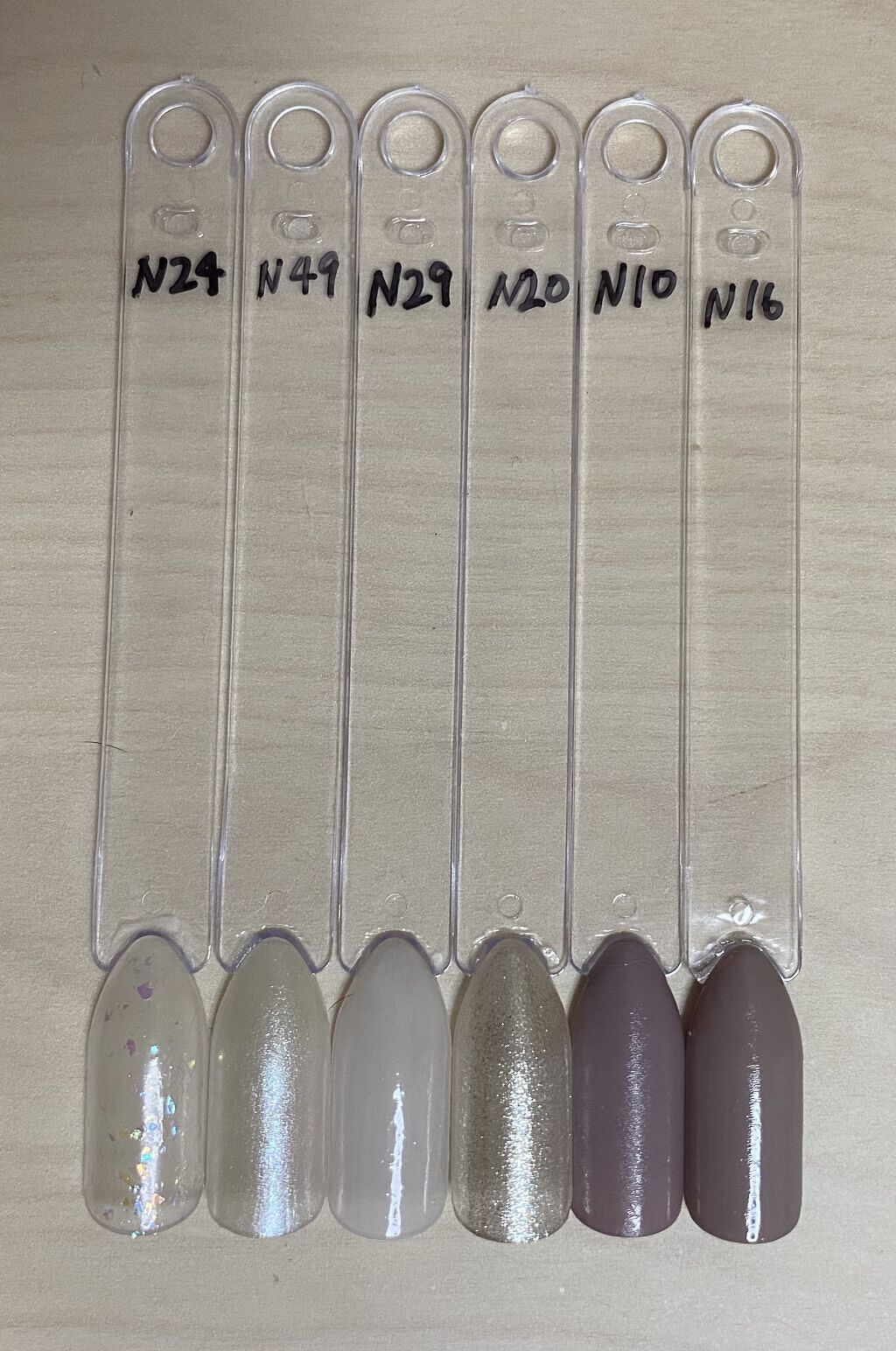 ネイルカラーチャートスティック/DAISO/ネイル用品を使ったクチコミ（3枚目）