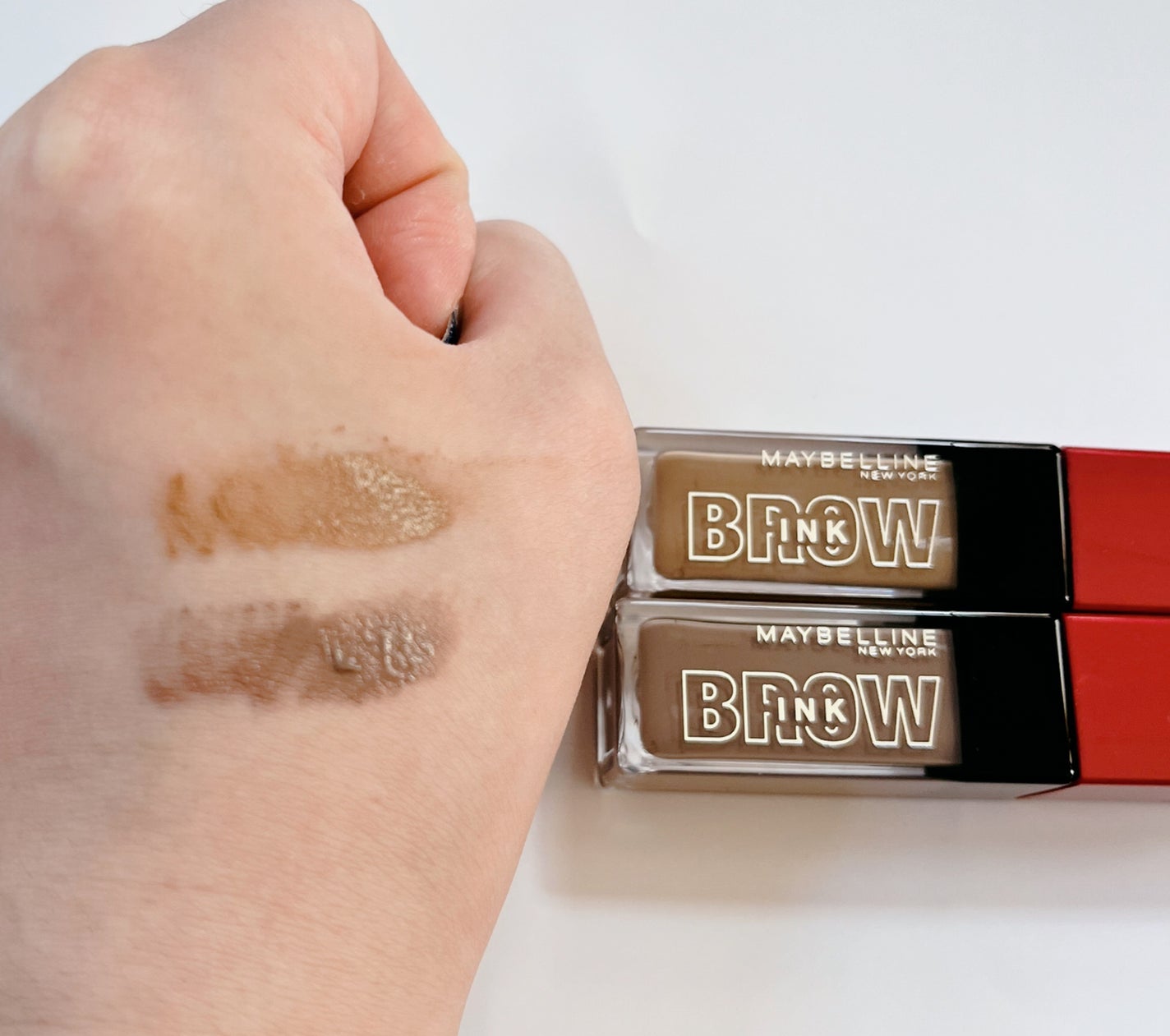 ブロウインク 3D スタイリングジェル/MAYBELLINE NEW YORK/眉マスカラを使ったクチコミ(2枚目)
