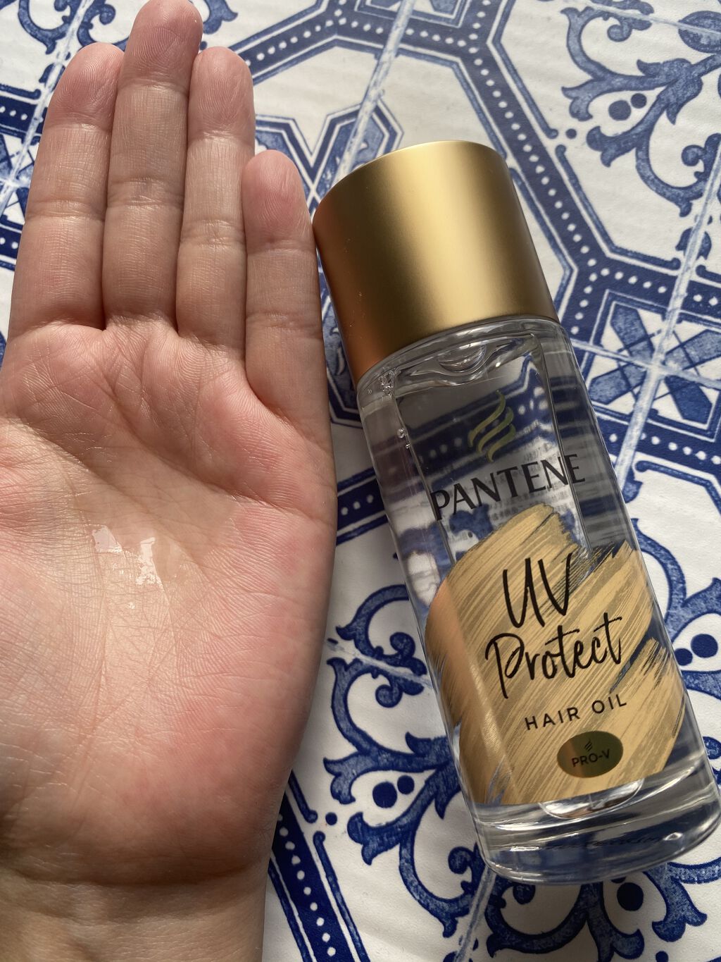 UVカット ヘアオイル/パンテーン/ヘアオイルを使ったクチコミ（3枚目）