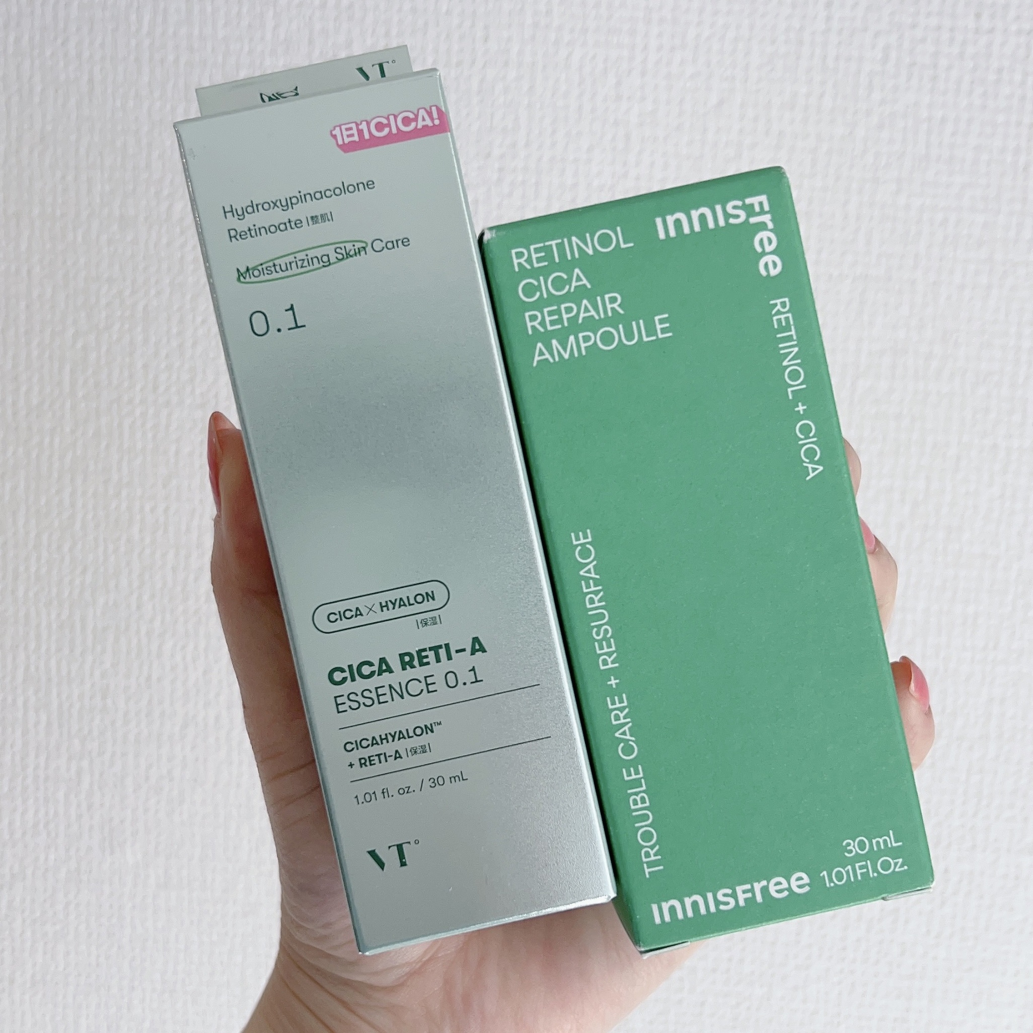 レチノール　シカ　リペア　セラム/innisfree/美容液を使ったクチコミ（2枚目）