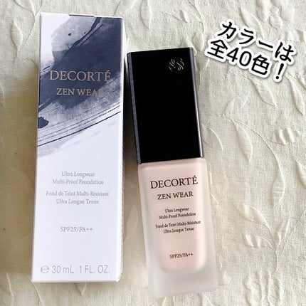 ゼン ウェア フルイド/DECORTÉ/リキッドファンデーションを使ったクチコミ(2枚目)