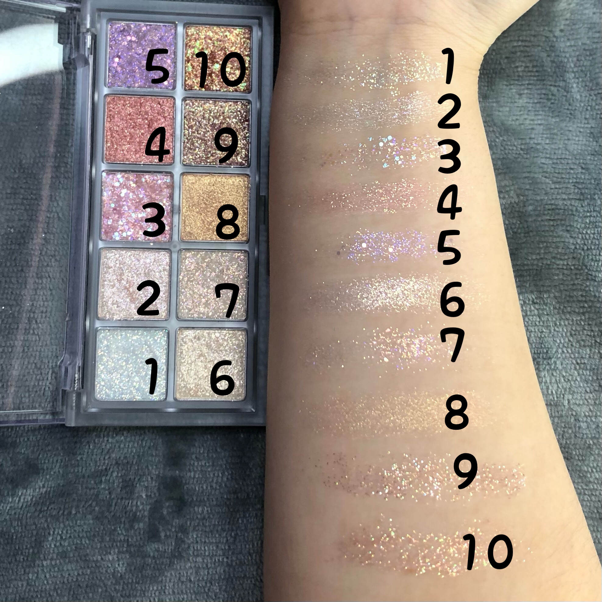 ベターザンパレット/rom&nd/アイシャドウパレットを使ったクチコミ（2枚目）