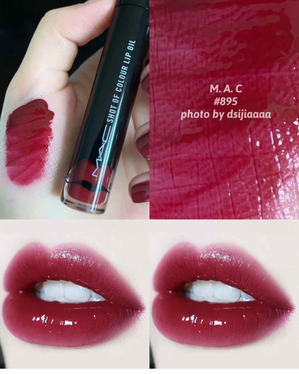 バーシーカラーバーニッシュ クリームリップステイン/M・A・C/リップグロスを使ったクチコミ(4枚目)