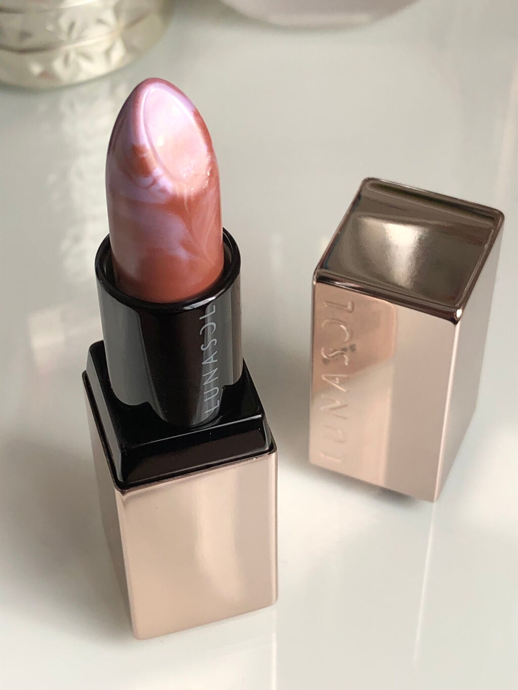 マージングカラーリップブラッシュ/LUNASOL/口紅を使ったクチコミ(2枚目)