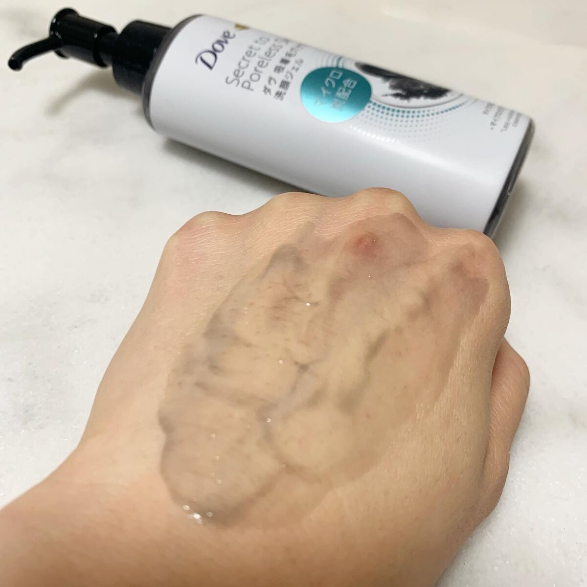 ダヴ 吸着毛穴ケア 洗顔ジェル/ダヴ/その他洗顔料を使ったクチコミ（3枚目）