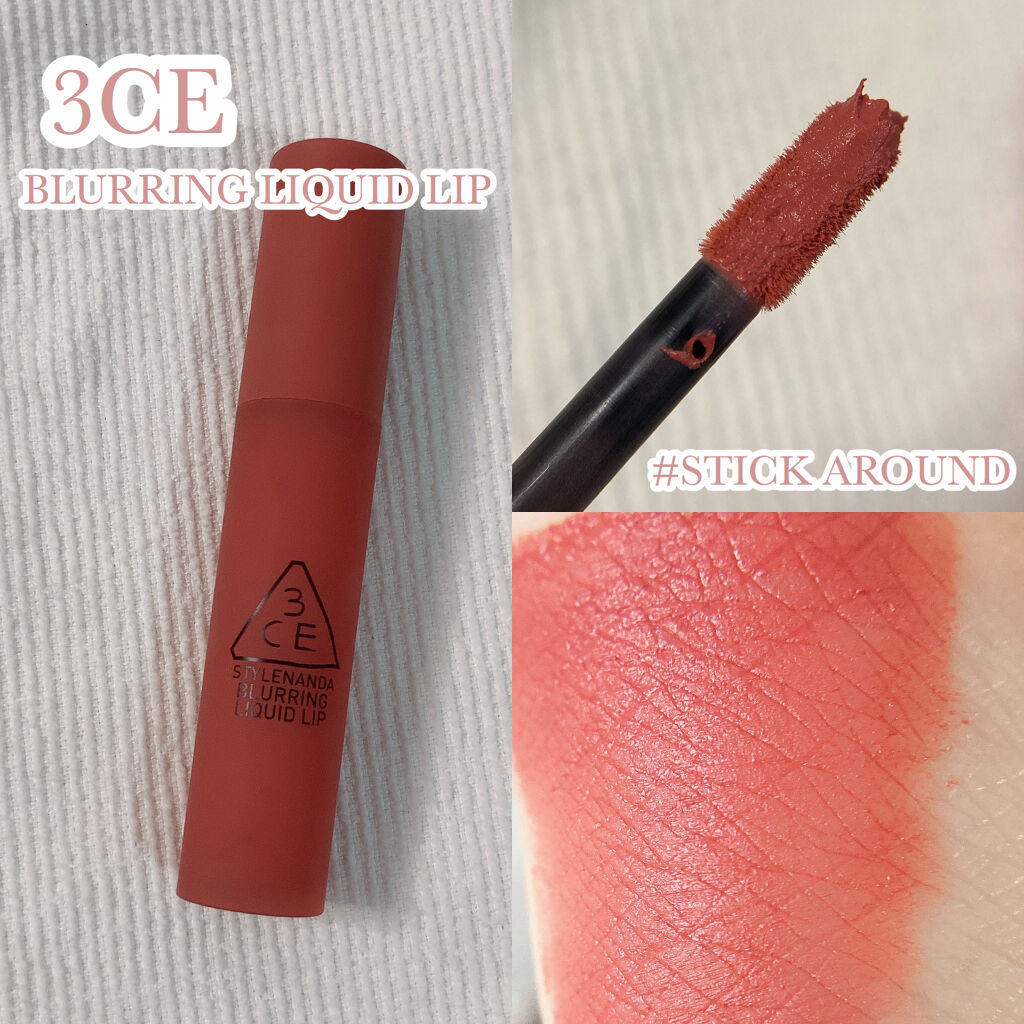 3CE 3CE BLURRING LIQUID LIPのクチコミ「❁︎❁︎赤ちゃんリップ❁︎❁︎



ふんわり花びらのように色づくマットリップ𓈒 𓂂𓏸


ヴ.....」（2枚目）