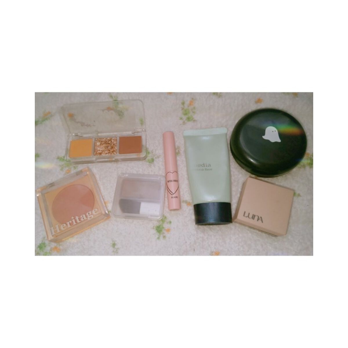 3色フローラアイパレット 02 ムギワラギク/LEEMEMBER/アイシャドウパレットを使ったクチコミ（2枚目）