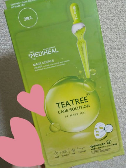 ティーツリーケアソリューション アンプルマスクJEX/MEDIHEAL/シートマスク・パックを使ったクチコミ(1枚目)