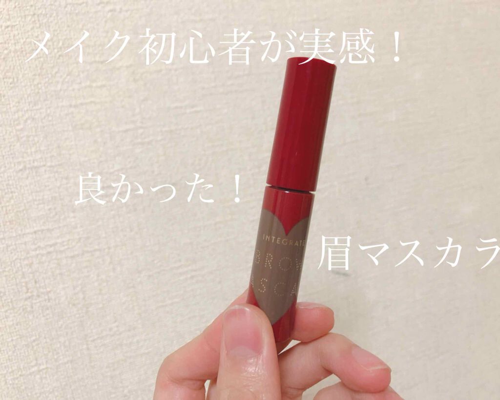ニュアンスアイブローマスカラ/インテグレート/眉マスカラを使ったクチコミ(1枚目)
