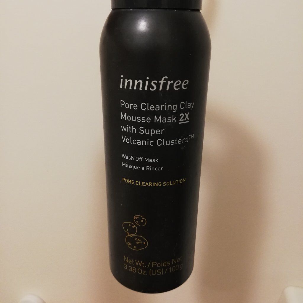 スーパーヴォルカニック クレイムースマスク 2X/innisfree/洗い流すパック・マスクを使ったクチコミ（1枚目）