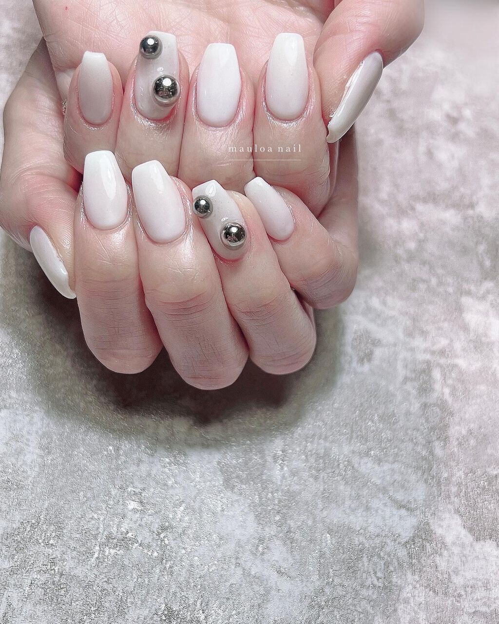 mauloa_nail on LIPS 「・最近シルバーボールもよくでます🫶いつもありがとうございます🥰..」(1枚目)