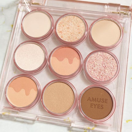 アイカラーパレット/AMUSE/アイシャドウパレットを使ったクチコミ(2枚目)
