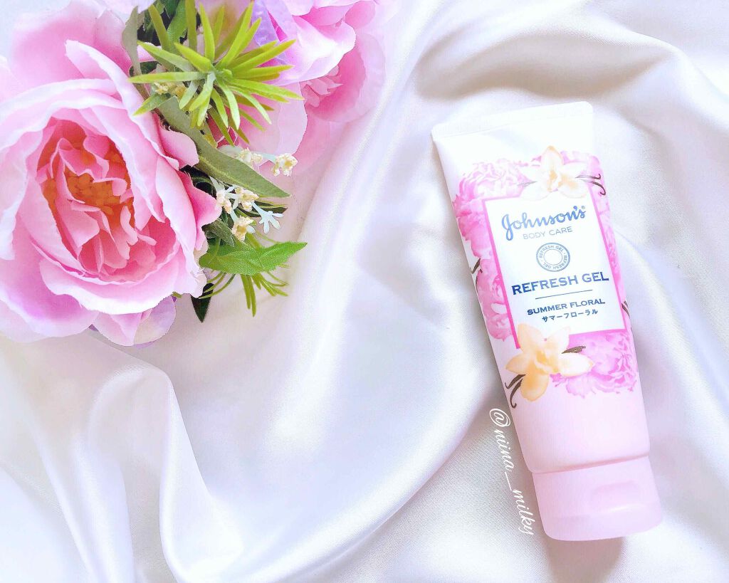 リフレッシュジェル サマーフローラル/ジョンソンボディケア/ボディローションを使ったクチコミ（1枚目）